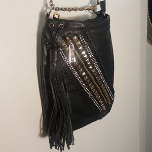 Lionel black studded bag